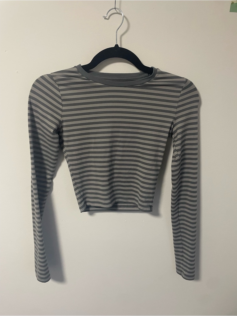 Soft Striped Hollister Sleeved Top